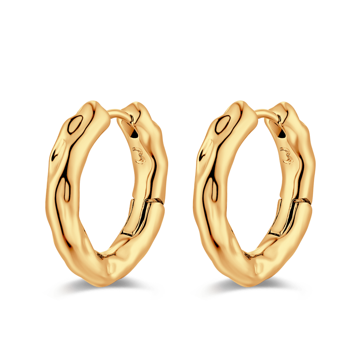 Orecchini Cerchi Ondulati