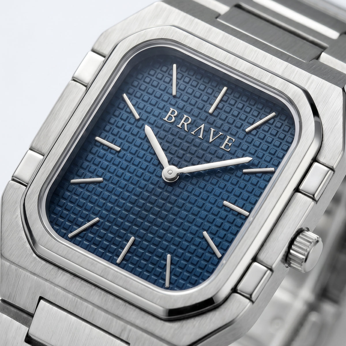 Orologio ~ Brando BRAVE - Argento-Blu Navy