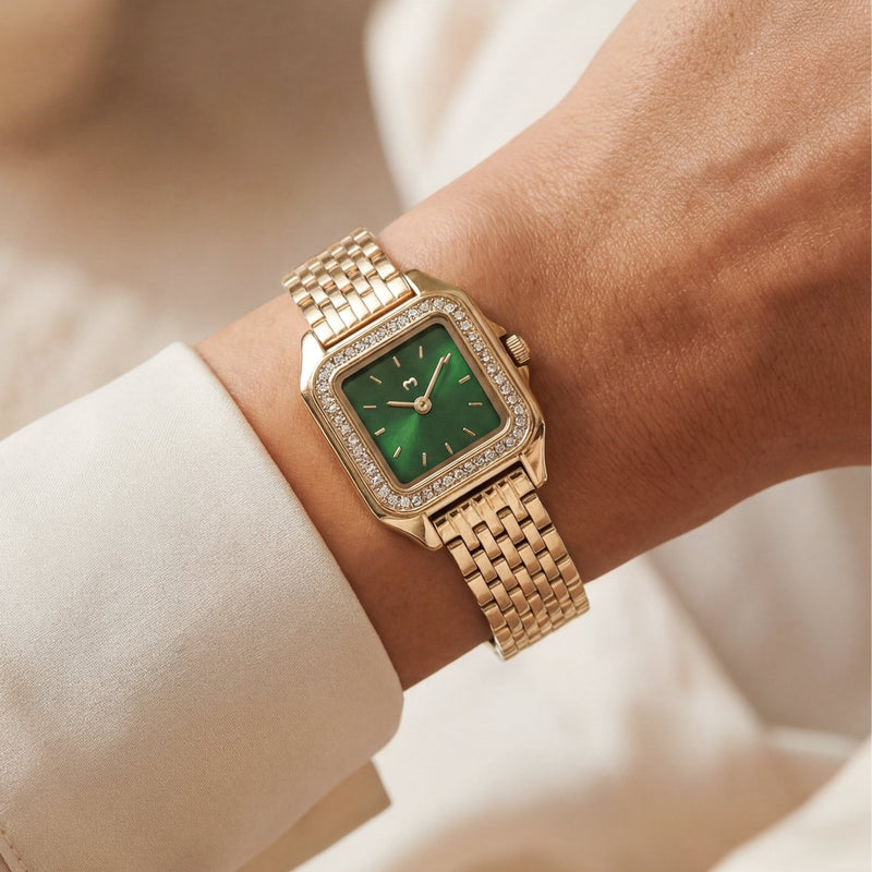 Orologio ~ Hampton Lux Oro-Verde