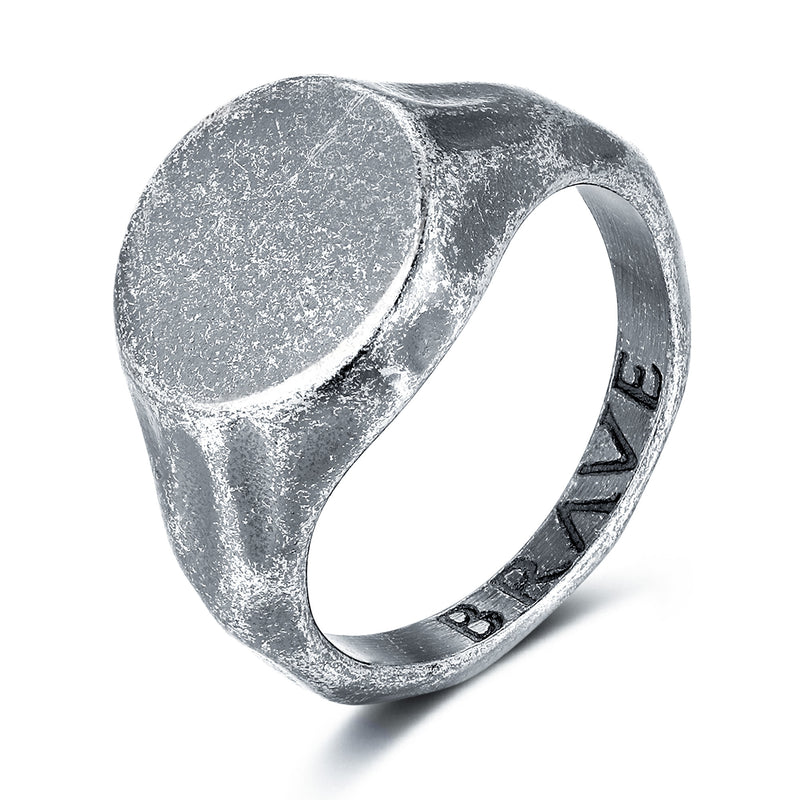 Anello Uomo BRAVE Cenere - Chiara Jewels