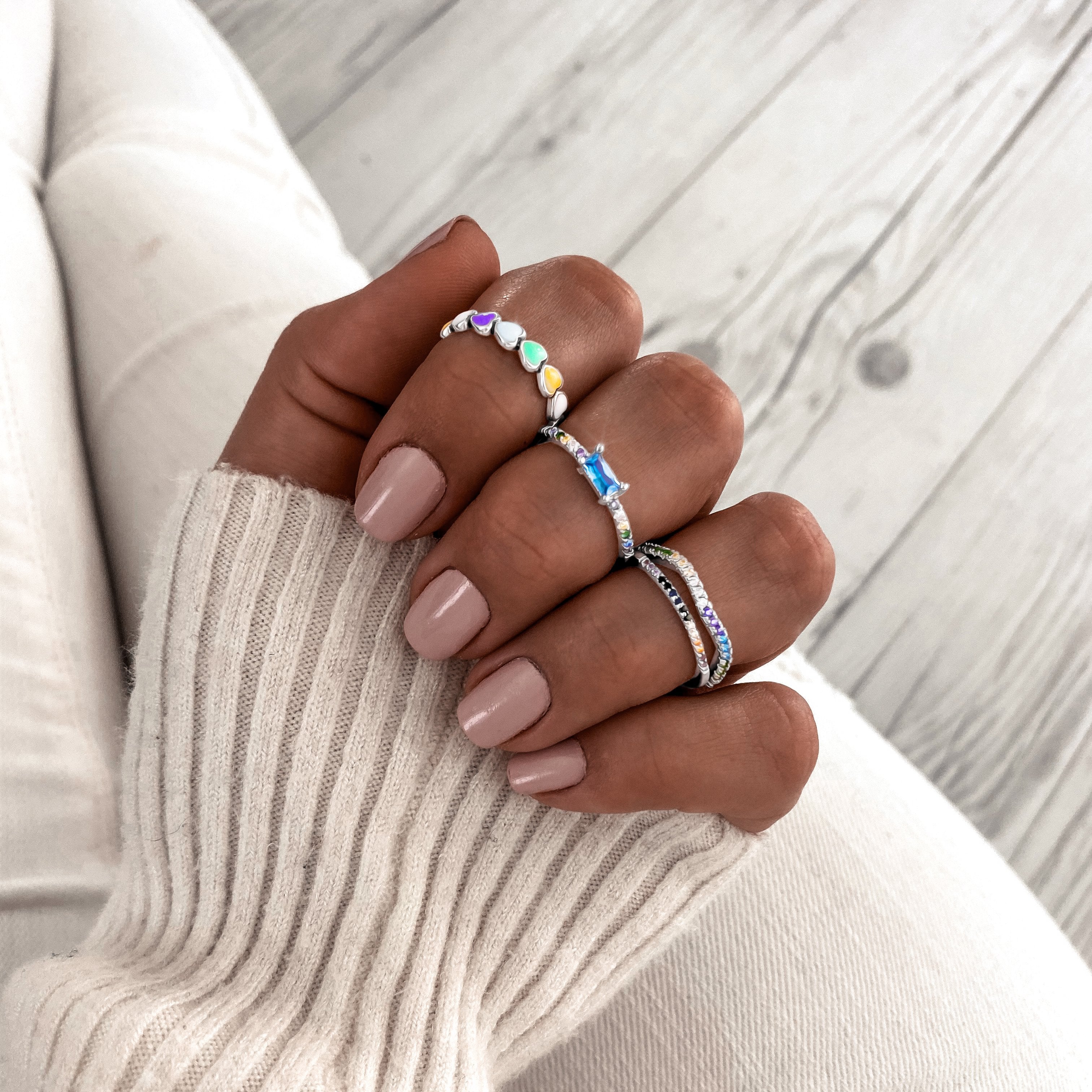 Anello "Cuori Colorati" - Chiara Jewels