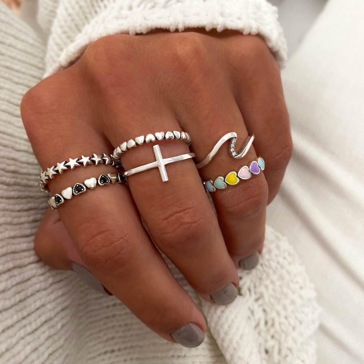 Anello "Cuori Colorati" - Chiara Jewels