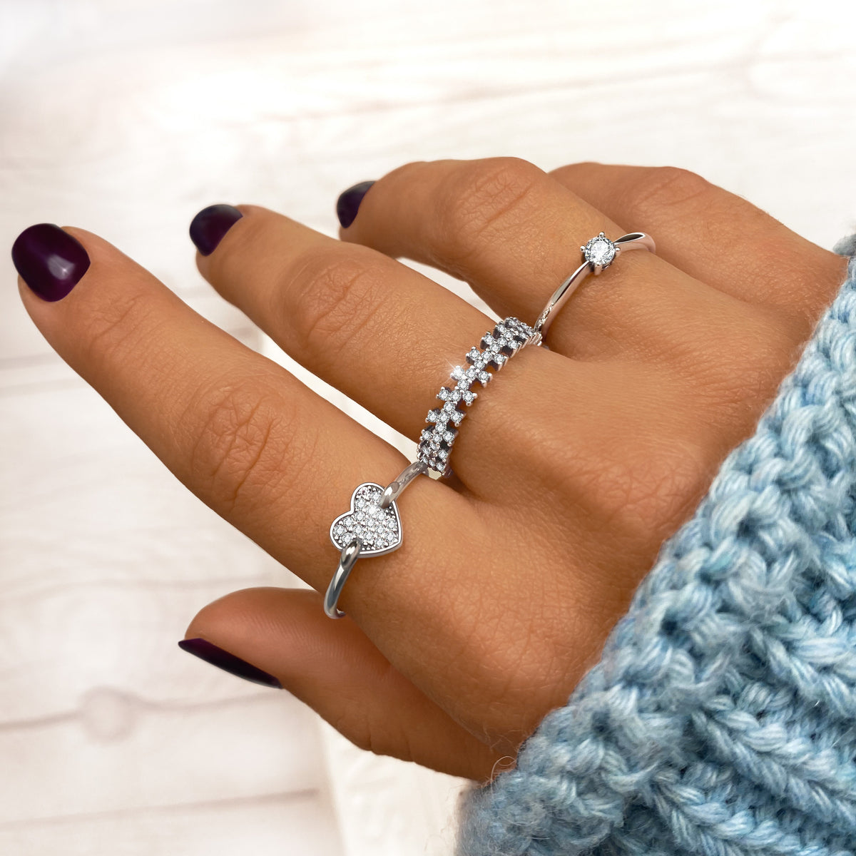 Anello Zirconia Solitaria - Chiara Jewels