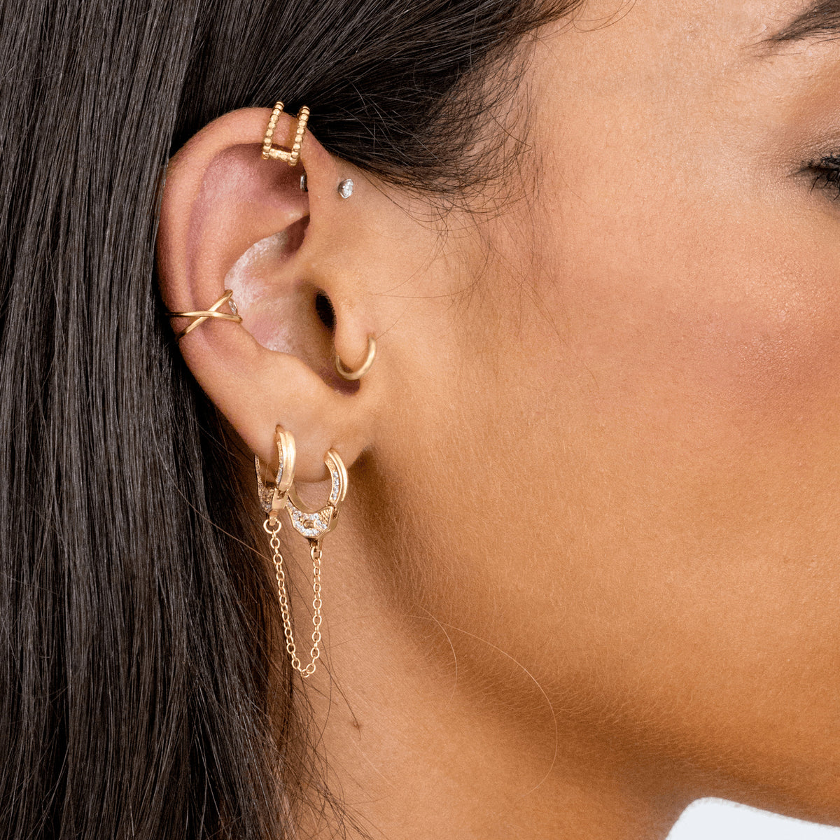 Orecchini "Ear Cuff-U" - Chiara Jewels