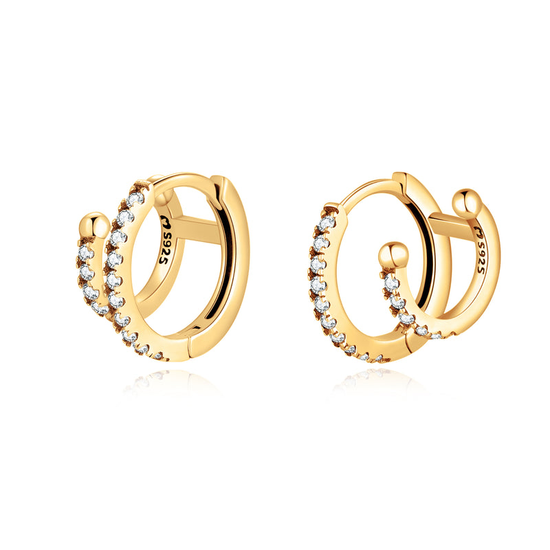 Orecchini Duo Cerchi - Chiara Jewels
