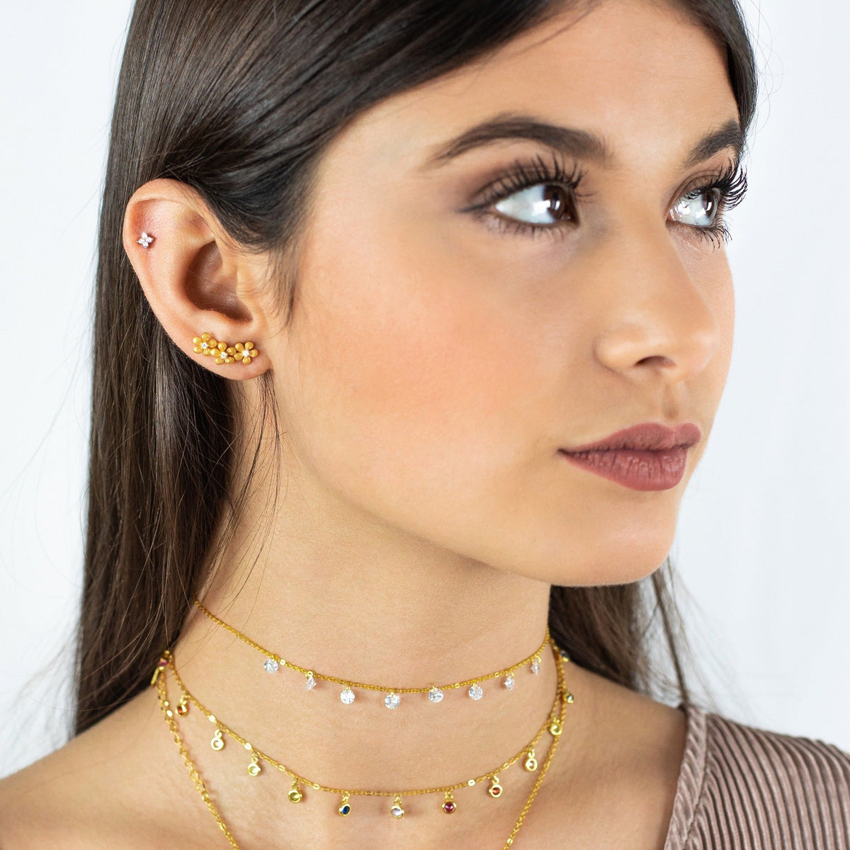Orecchini "Croce di Cristallo" - Chiara Jewels